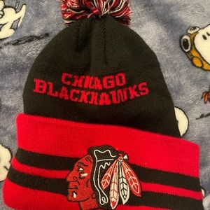 NHL Chicago Blackhawks winter beanie hat